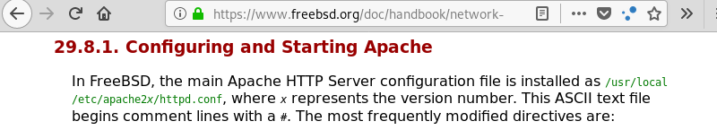 “FreeBSD Apache Documentation”