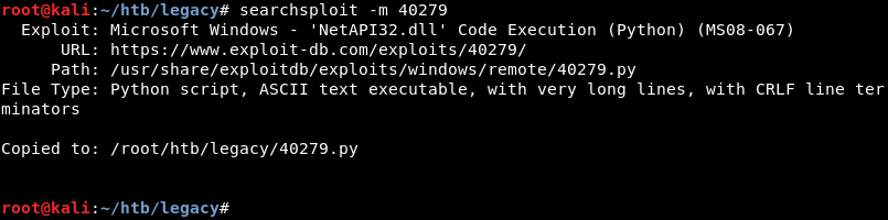 “Copy the Python Exploit”