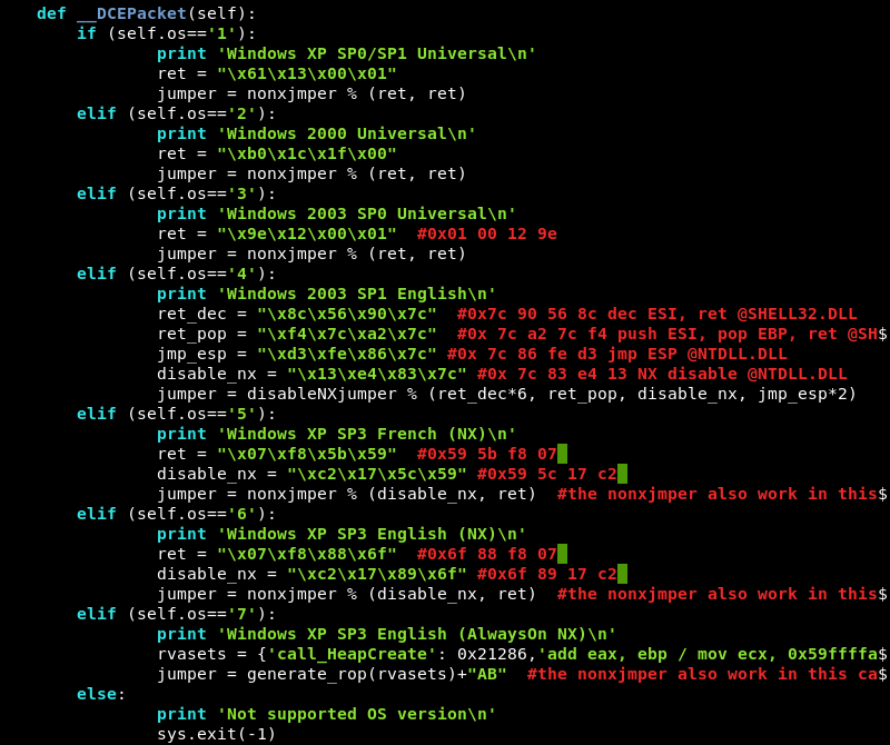 “Inspecting the Exploit Code”